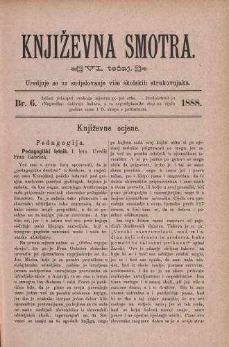 Književna smotra : mjesečna priloga k 