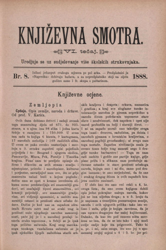 Književna smotra : mjesečna priloga k 