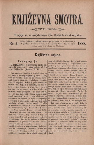 Književna smotra : mjesečna priloga k 