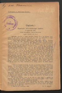 Ogled : rječnik hrvatskoga jezika iz književnih djela Vuka Karadžića i Gjura Daničića / skupili i obradili I. B. i F. I.