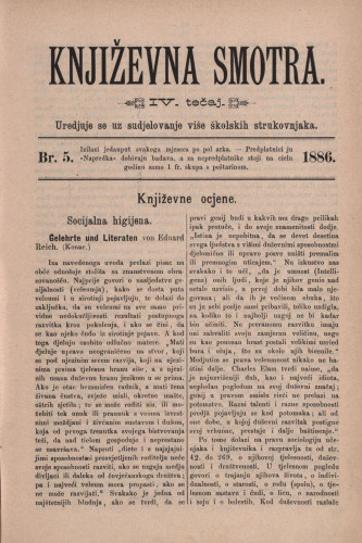 Književna smotra : mjesečna priloga k 