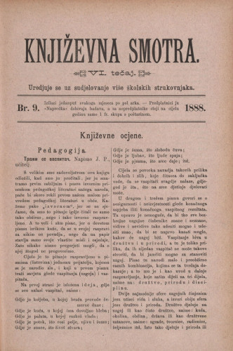 Književna smotra : mjesečna priloga k 