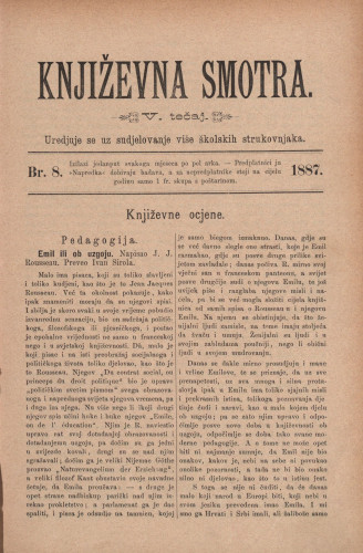 Književna smotra : mjesečna priloga k 