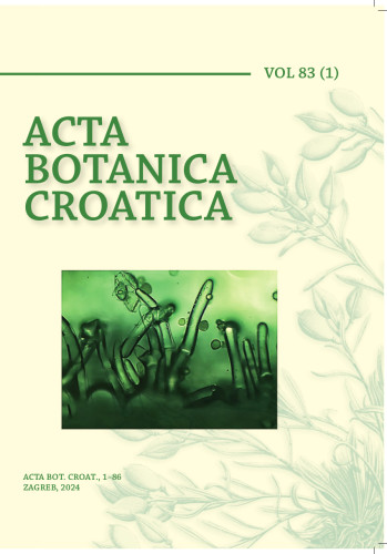 Acta botanica Croatica : 83,1(2024) / editors-in-chief Nenad Jasprica, Mirta Tkalec.
