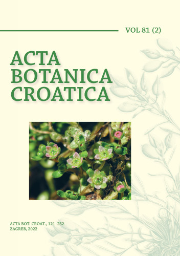 Acta botanica Croatica : 81,2(2022) / editors-in-chief Nenad Jasprica, Mirta Tkalec.