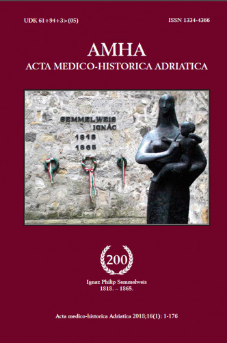 Acta medico-historica Adriatica : 16,2(2018)   / glavni urednik, editor-in-chief Igor Eterović.