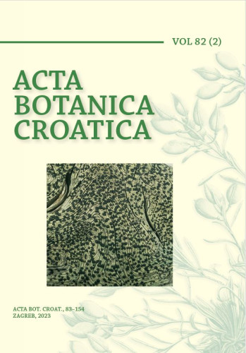 Acta botanica Croatica : 82,2(2023) / editors-in-chief Nenad Jasprica, Mirta Tkalec.