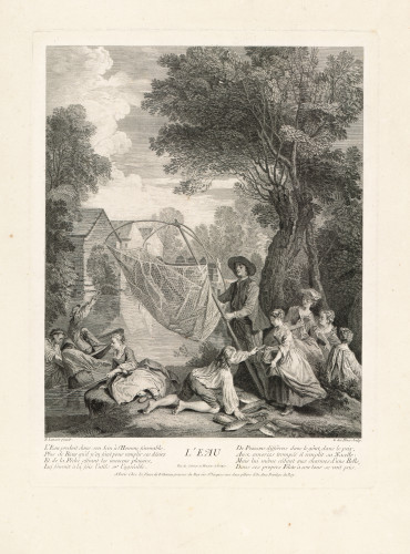 L'eau / gravirao L. [Louis] Desplaces ; [prema crtežu Nicolasa Lancreta].