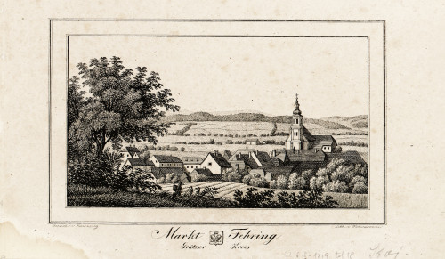 Markt Fehring / Folwarczni ; [prema crtežu Josefa Kuwassega].