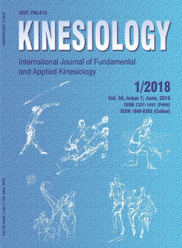 Kinesiology : 50,1(2018)   / editor-in-chief Dragan Milanović.