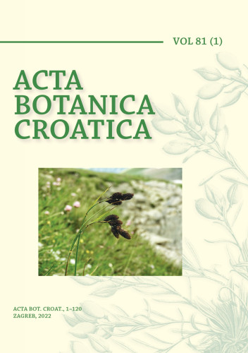 Acta botanica Croatica : 81,1(2022) / editors-in-chief Nenad Jasprica, Mirta Tkalec.