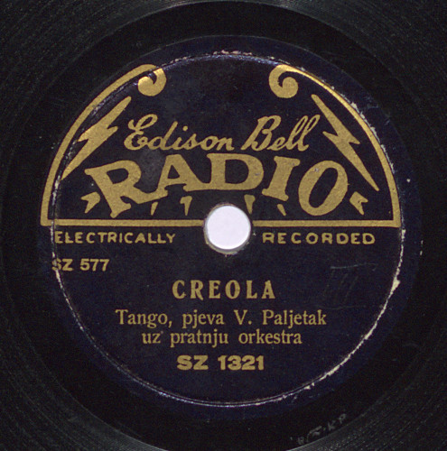 Creola : tango  / pjeva V. [Vlaho] Paljetak uz pratnju orkestra.
