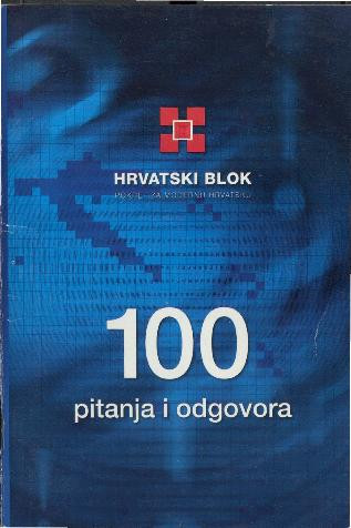 100 pitanja i odgovora /  [uredio Benjamin Tolić].