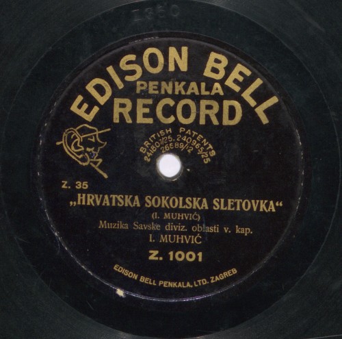 Hrvatska sokolska sletovka  / I. [Ivo] Muhvić ; [izvodi] Muzika Savske diviz. [divizijske] oblasti v. kap. I. [Ivo] Muhvić.