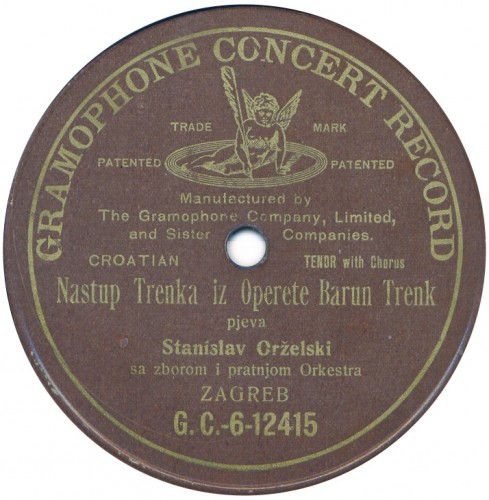 Nastup Trenka iz operete Barun Trenk  / [Srećko Albini] ; pjeva Stanislav Orželski sa zborom i pratnjom orkestra