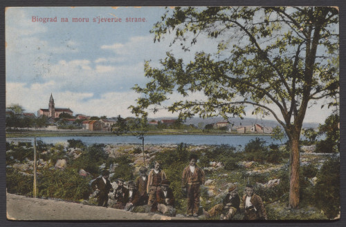 Biograd na moru s'jeverue strane.
