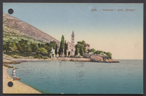 Bol : Samostan i plaža 