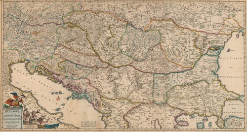 Regni Hungariae et Regionum quae ei quondam fuere unitae, ut Transilvaniae, Valachiae, Moldaviae... / Frederici de Wit.