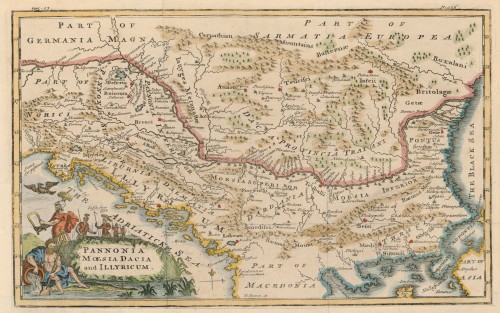 Pannonia, Moesia, Dacia and Illyricum / E. [Emanuel] Bowen sc.