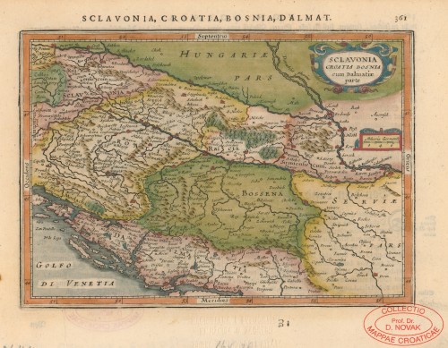 Sclavonia, Croatia, Bosnia cum Dalmatiae parte / per Gerardum Mercatorem.