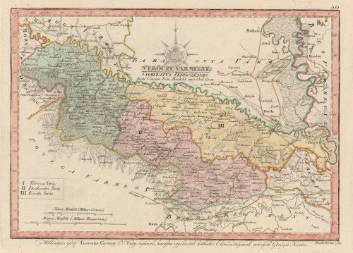 Veröcze vármegye = Comitatus Veröczensis / incidit Berken.