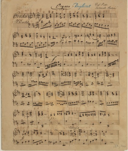 Credo in unum Deum /[del padre Fortunato Pintarić].