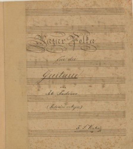 Mazur Polka : für die Guitarre / von Joh. Padovec.