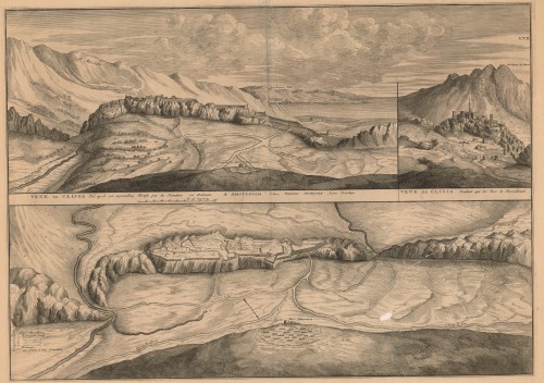 Veue de Clissa / [Joan Blaeu].