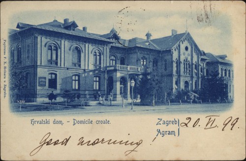 Hrvatski dom - Domicile croate : Zagreb = Agram.