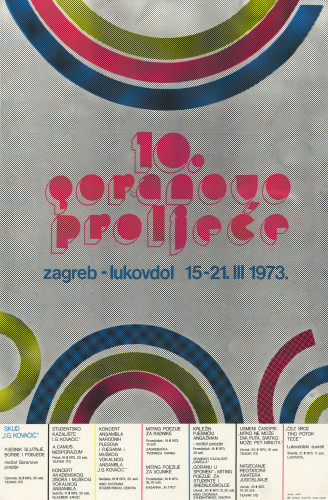 10. Goranovo proljeće / Design: [Ratko] Petrić.