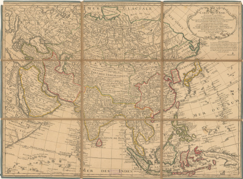 Carte d'Asie dressée pour l'usage du Roy. Sur les mémoires envoyez par le ... àl' Académie Royale des sciences ...  / par Guillaume Delisle
